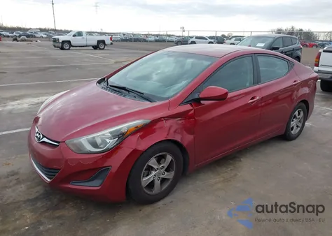2015 Hyundai Elantra Se из США, поврежденный, VIN 5NPDH4AE6FH568258
